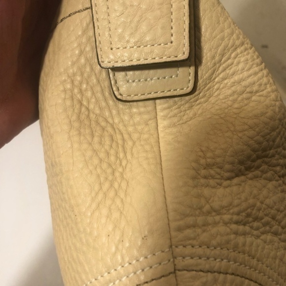 Coach vintage y2k 3227 cream penned leather soho hobo bag - Picture 4 of 16